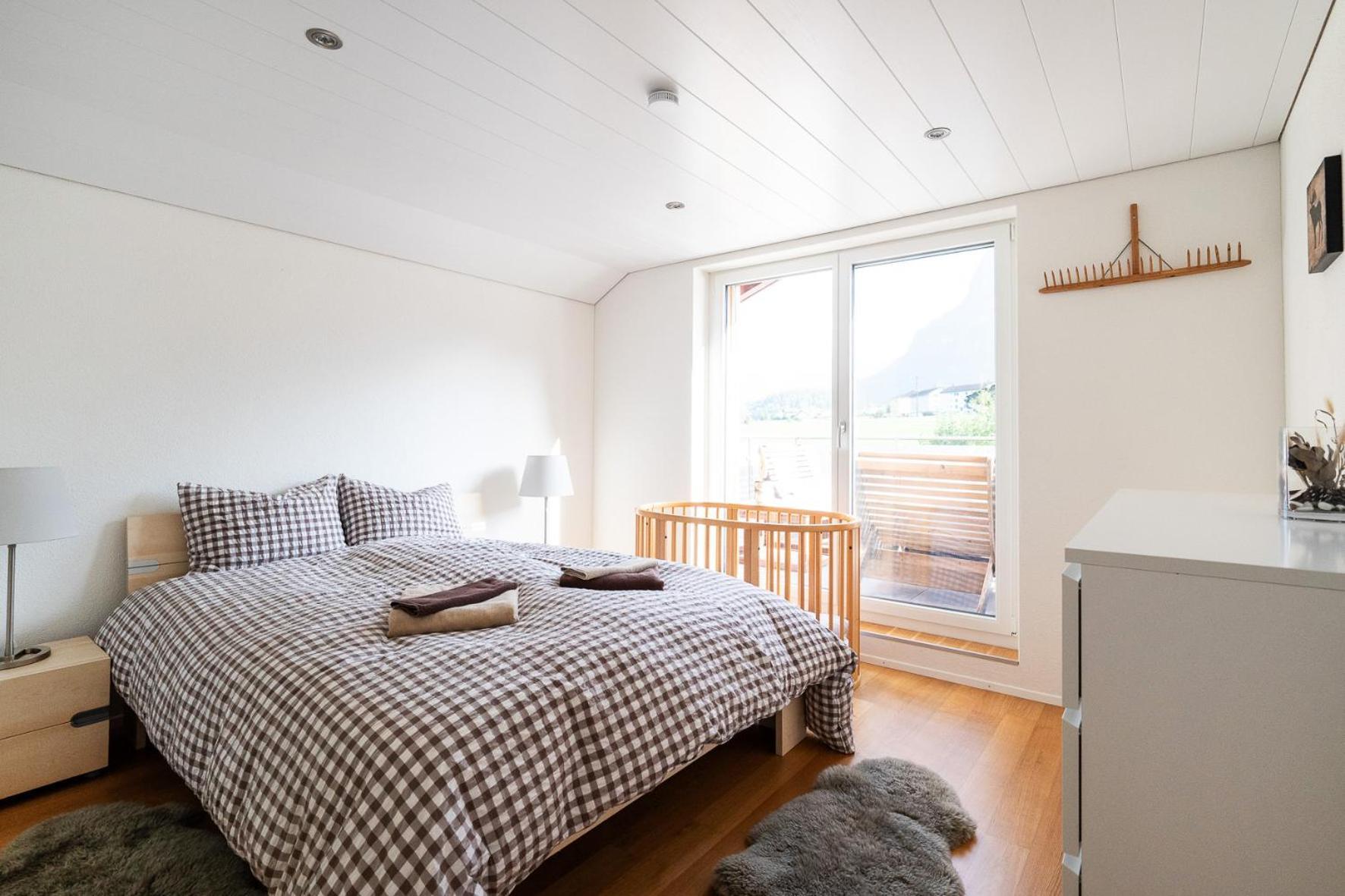 Appartement Glarner Bed à Netstal Extérieur photo